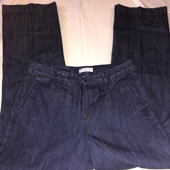 Coldwater Creek Natural Fit Denim Trousers size 10 - Picture 3 of 3